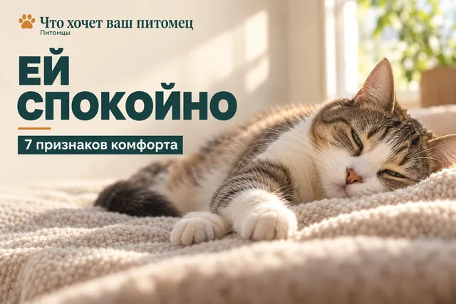 7 признаков, что кошке действительно комфортно рядом с вами