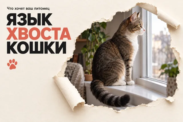 Что говорит хвост кошки: 7 положений, которые помогут понять настроение питомца