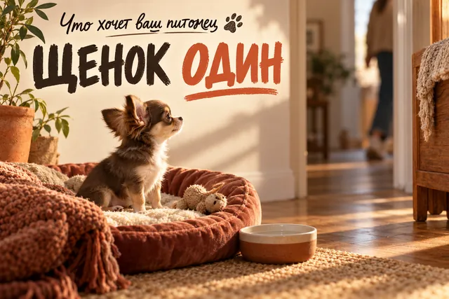 Почему щенок чихуахуа ходит за вами по пятам и как приучить его оставаться одному