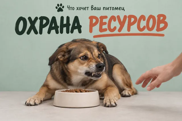Почему собака не ест, но рычит, если кто-то подходит к миске — и что делать
