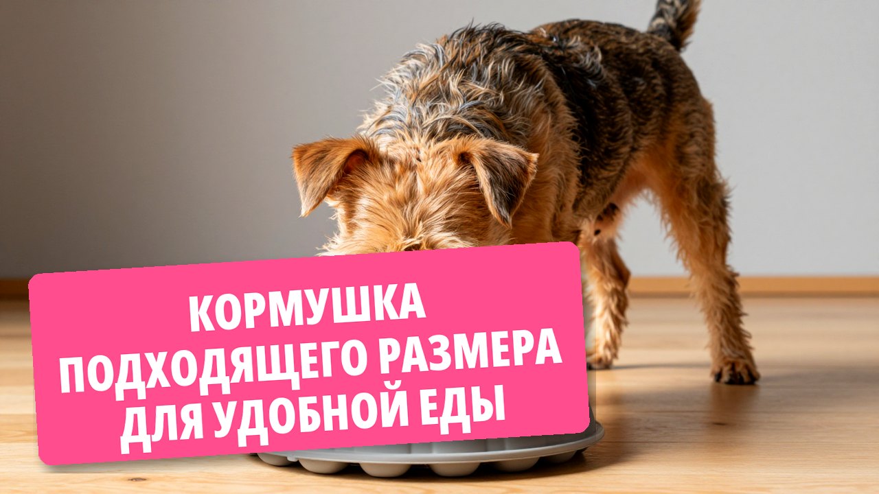 Кормушка подходящего размера для удобной еды
