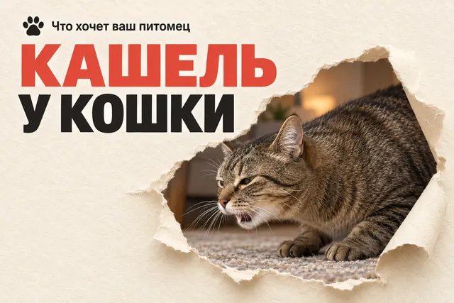 Почему кошка кашляет: 6 причин и когда это уже не «комок шерсти»