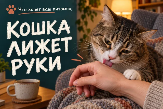 Почему кошка лижет руки хозяину: 5 причин и когда это повод показать её ветеринару