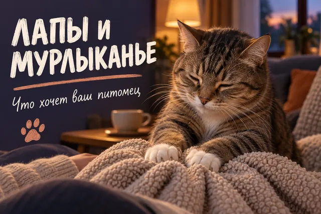 Почему кошка мнёт лапами одеяло и мурлычет: что это значит и когда стоит насторожиться