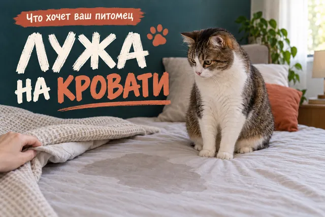 Почему кошка писает на кровать и что делать: 6 вероятных причин