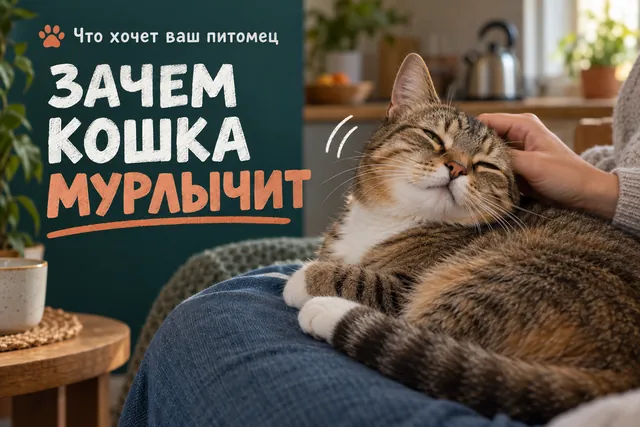 Почему кошки мурлыкают: 5 причин, и не все они про удовольствие