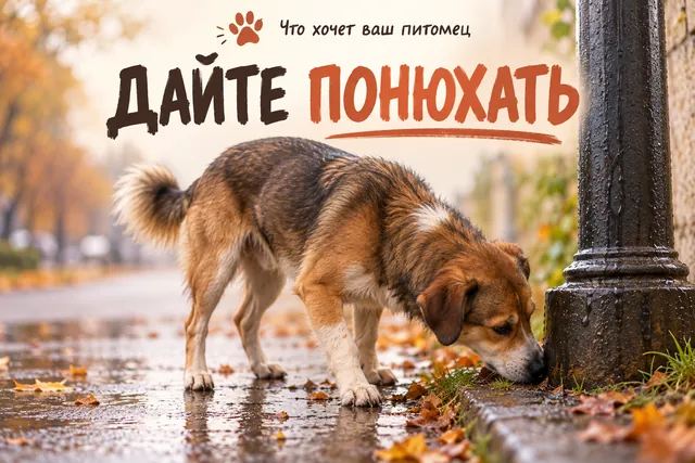 Почему собака после дождя нюхает каждый столб и как спокойно продолжить прогулку
