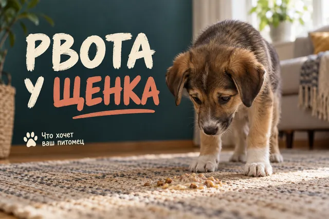 Почему щенка тошнит: 7 причин и когда бежать к врачу