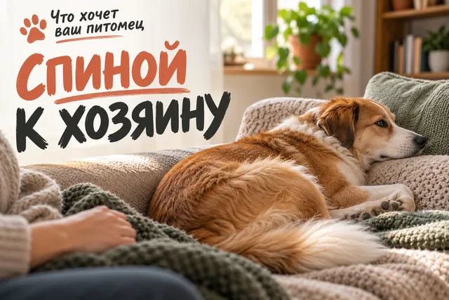 Почему собака ложится спиной к хозяину и что делать