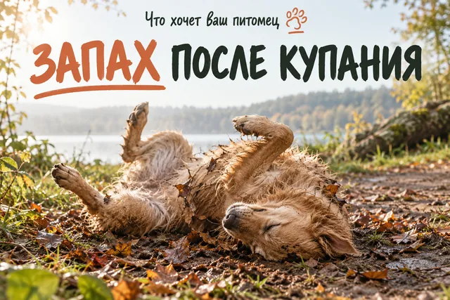 Почему собака после купания валяется в грязи, если для неё обоняние важнее зрения?
