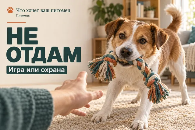Почему собака приносит игрушку, но не хочет её отдавать