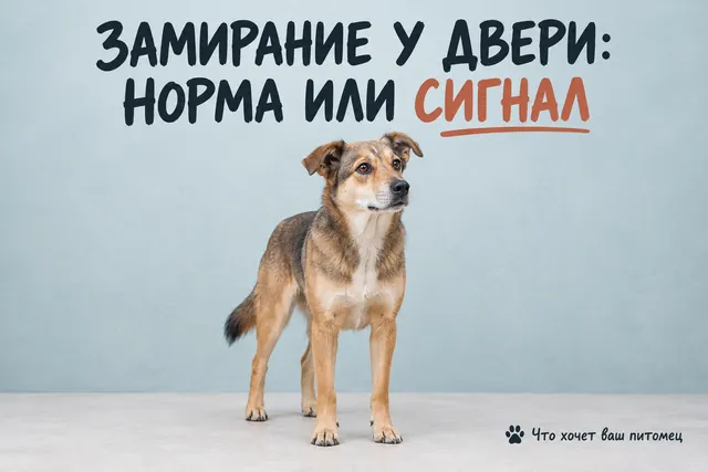 Как понять, когда пауза у двери — норма, а когда пора к ветеринару?