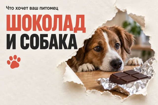 Почему собаке нельзя шоколад — и что делать, если она его всё-таки съела