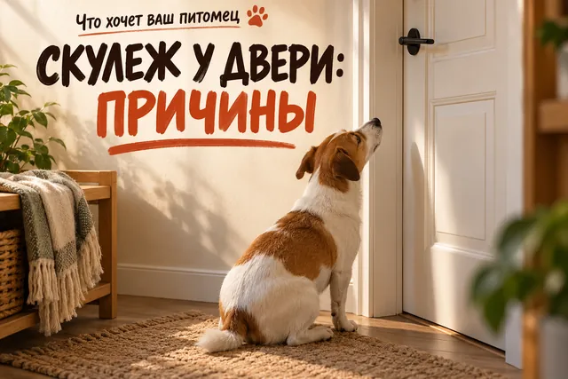 Почему собака скулит у закрытой двери и как на это реагировать