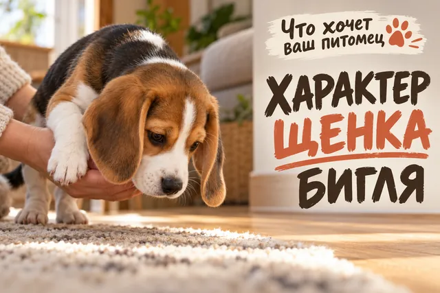 Почему щенок бигля может спокойно сидеть у вас на руках, хотя ему нужно много активности