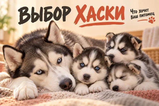 Будущим владельцам хаски: что наблюдать за щенком рядом с матерью и помётом