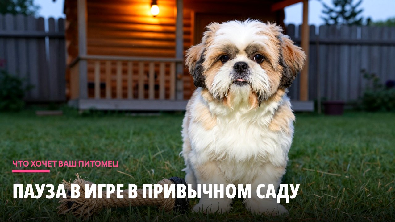 Пауза в игре в привычном саду