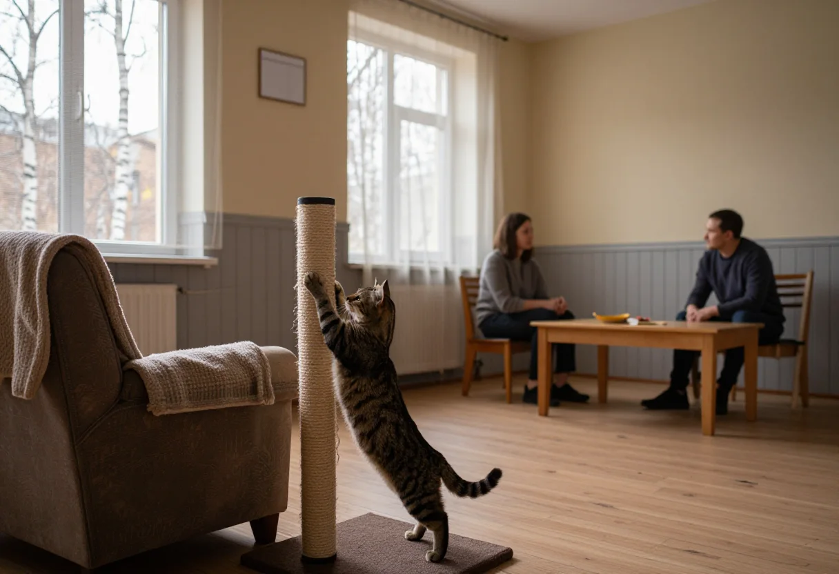 Царапанье — это нормально для кошки